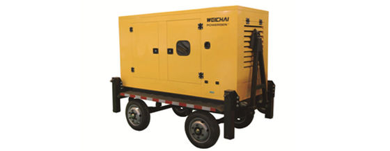 55 KVA-687.5 KVA Κινητό σταθμό ηλεκτροπαραγωγής με χαμηλές εκπομπές 4/6 κύλινδρων