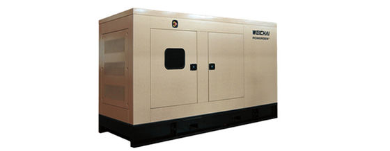 55KVA-206KVA Συγκρότημα γεννήτριας αθόρυβων χρησιμοποιεί πρωτότυπη ευρωπαϊκή τεχνολογία
